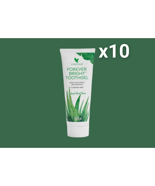 Forever Bright Toothgel 10lu Avantaj Paketi Aloe Vera Dis Macunu
