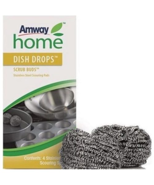Amway Home Dish Drops Scrub Buds Paslanmaz Celik 4 adet Amway Home Dish Drops Scrub Buds Paslanmaz Celik 4 adet