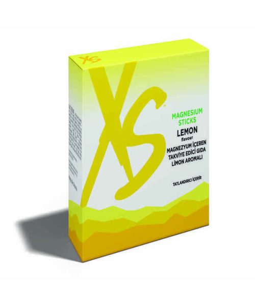 XS Magnesium Sticks Lemon Takviye Edici Gida XS Magnesium Sticks Lemon Takviye Edici Gida